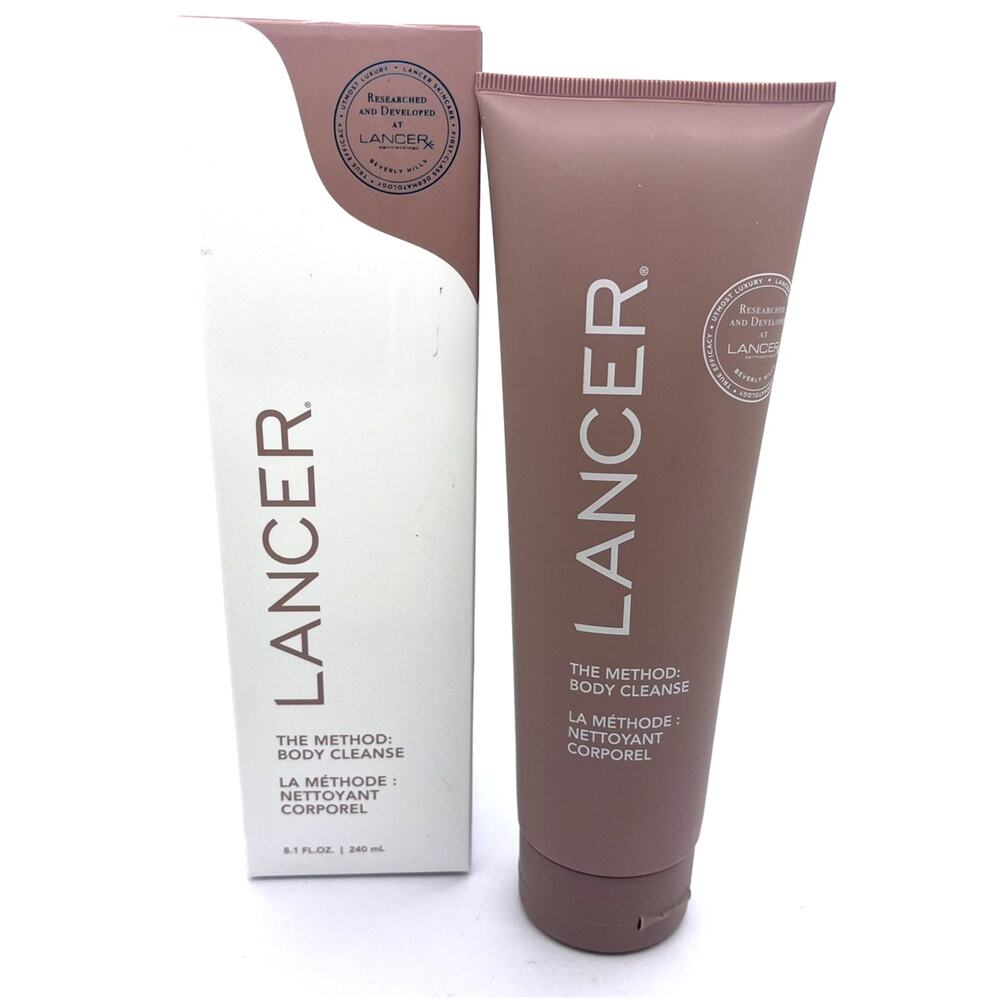 Lancer The Method Body Cleanse Salicylic Glycolic Acid Hydrating 8.1 fl oz NEW